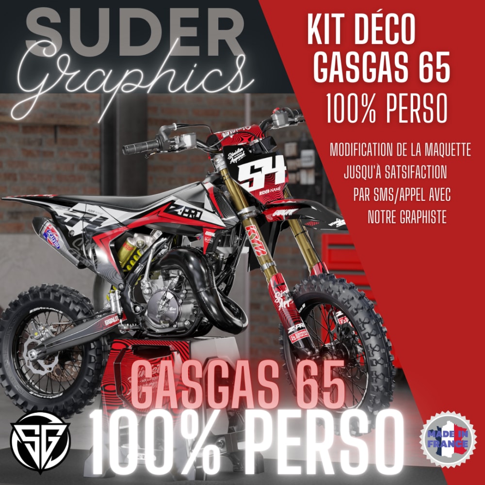 Kit déco 100% personnalisé GASGAS 65 MC gasgascross