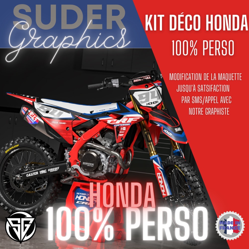 Autocollant moto HONDA autocollant moto type origine kit déco pour moto  afin de personaliser votre moto