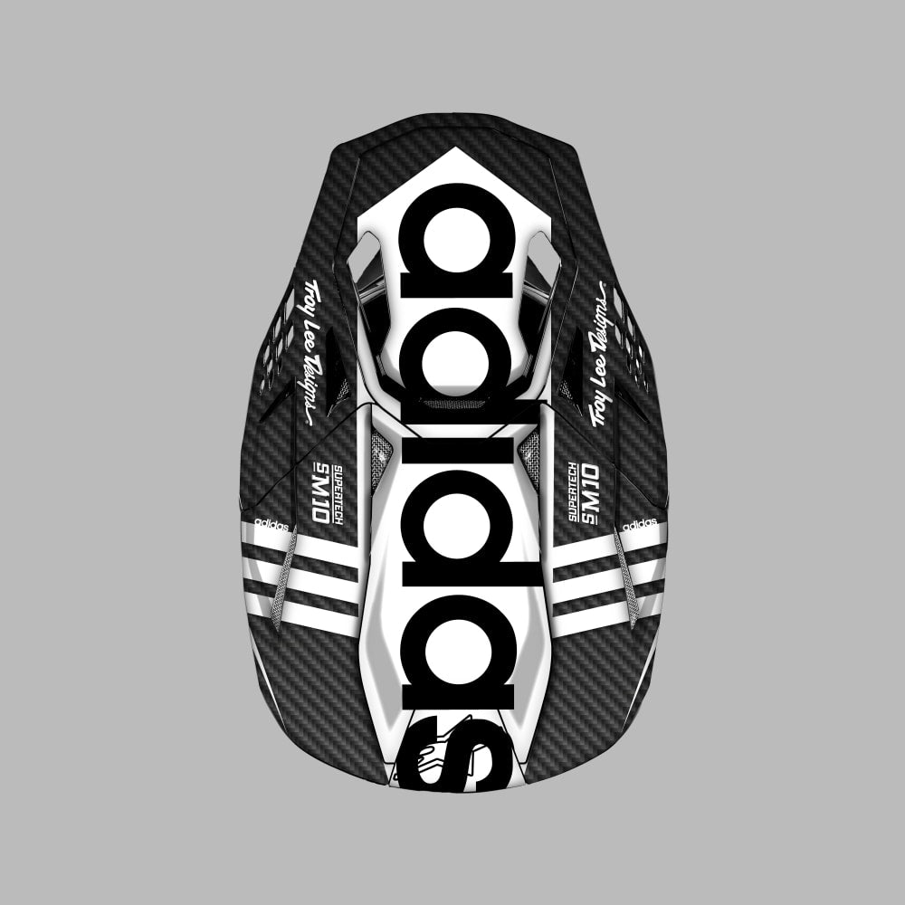 Kit déco CASQUE CARBON STRIPES casque