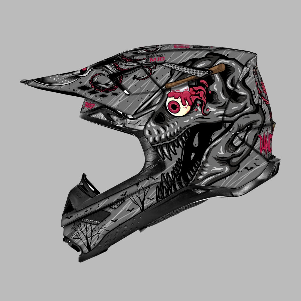 Kit déco CASQUE EYEZ GREY casque