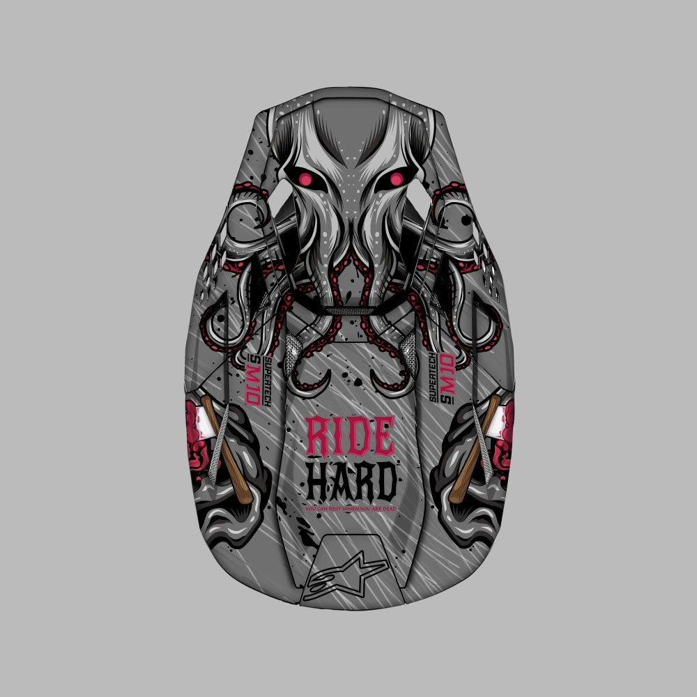 Kit déco CASQUE EYEZ GREY casque