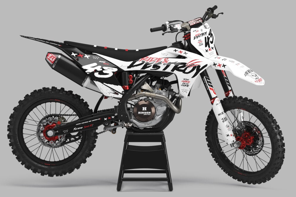 Kit déco "Curve: Gorilla" Yamaha DT 50 / Mbk X-limit yamaha50cc
