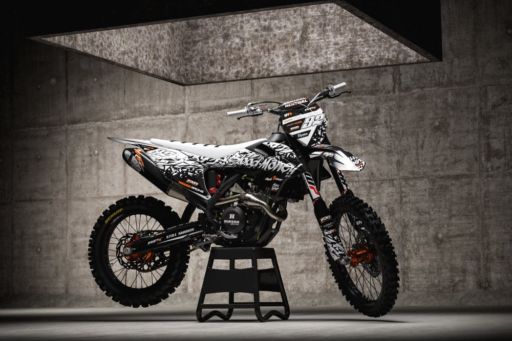 Kit déco "Curve: Panda" DERBI X-treme/DRD Racing 2011-2022 universal