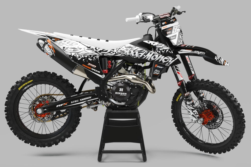 Kit déco "Curve: Panda" DERBI X-treme/DRD Racing 2011-2022 universal