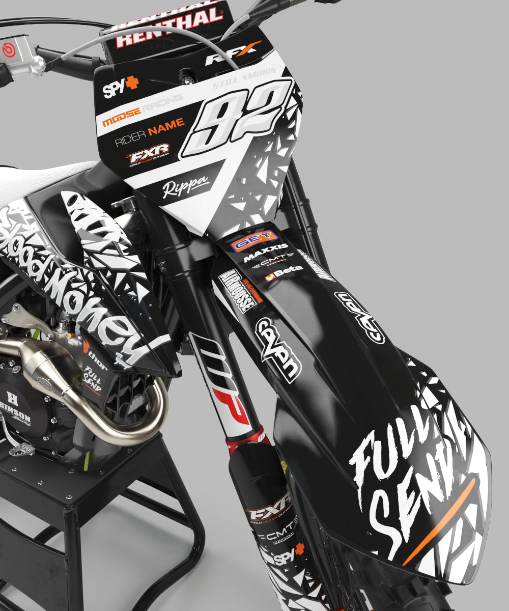 Kit déco "Curve: Panda" DERBI X-treme/DRD Racing 2011-2022 universal