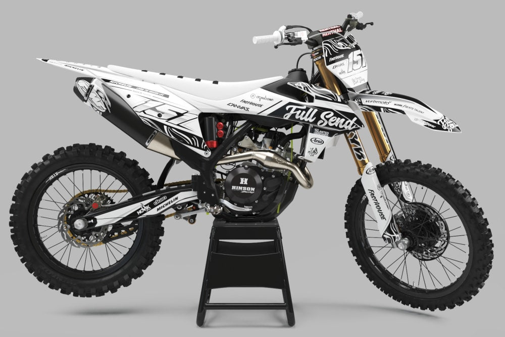 Kit déco "Curve: Zebra" DERBI X-treme/DRD Racing 2011-2022 universal
