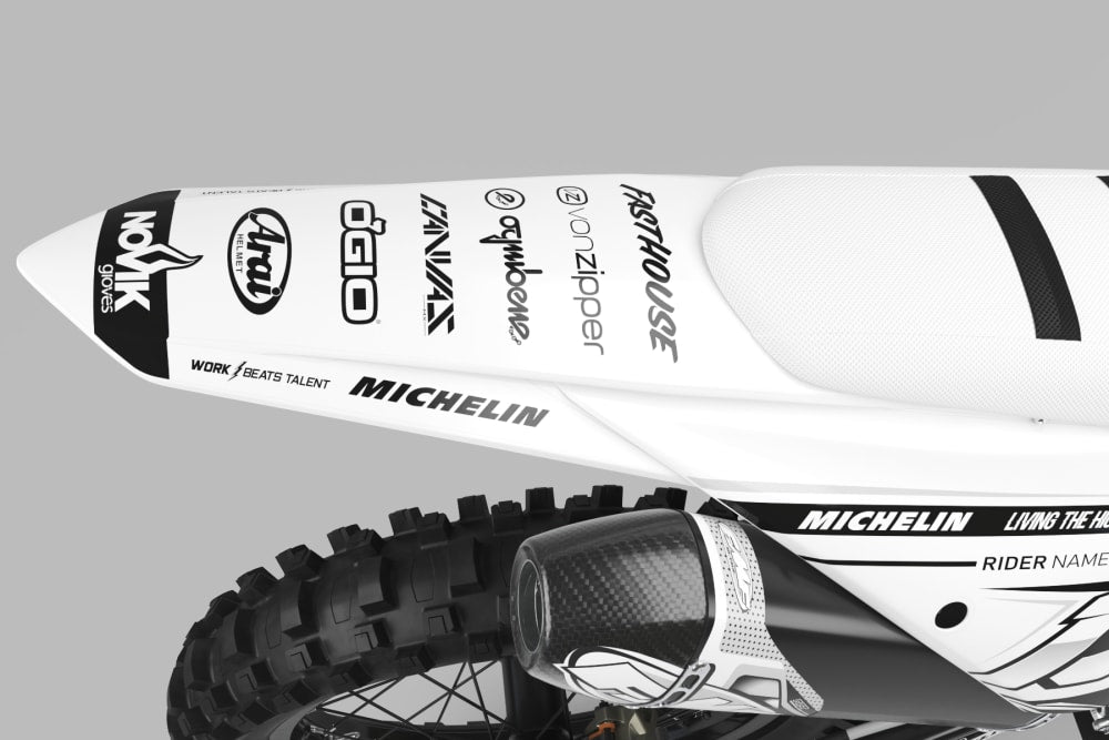 Kit déco "Curve: Zebra" YAMAHA PIWI yamahacross