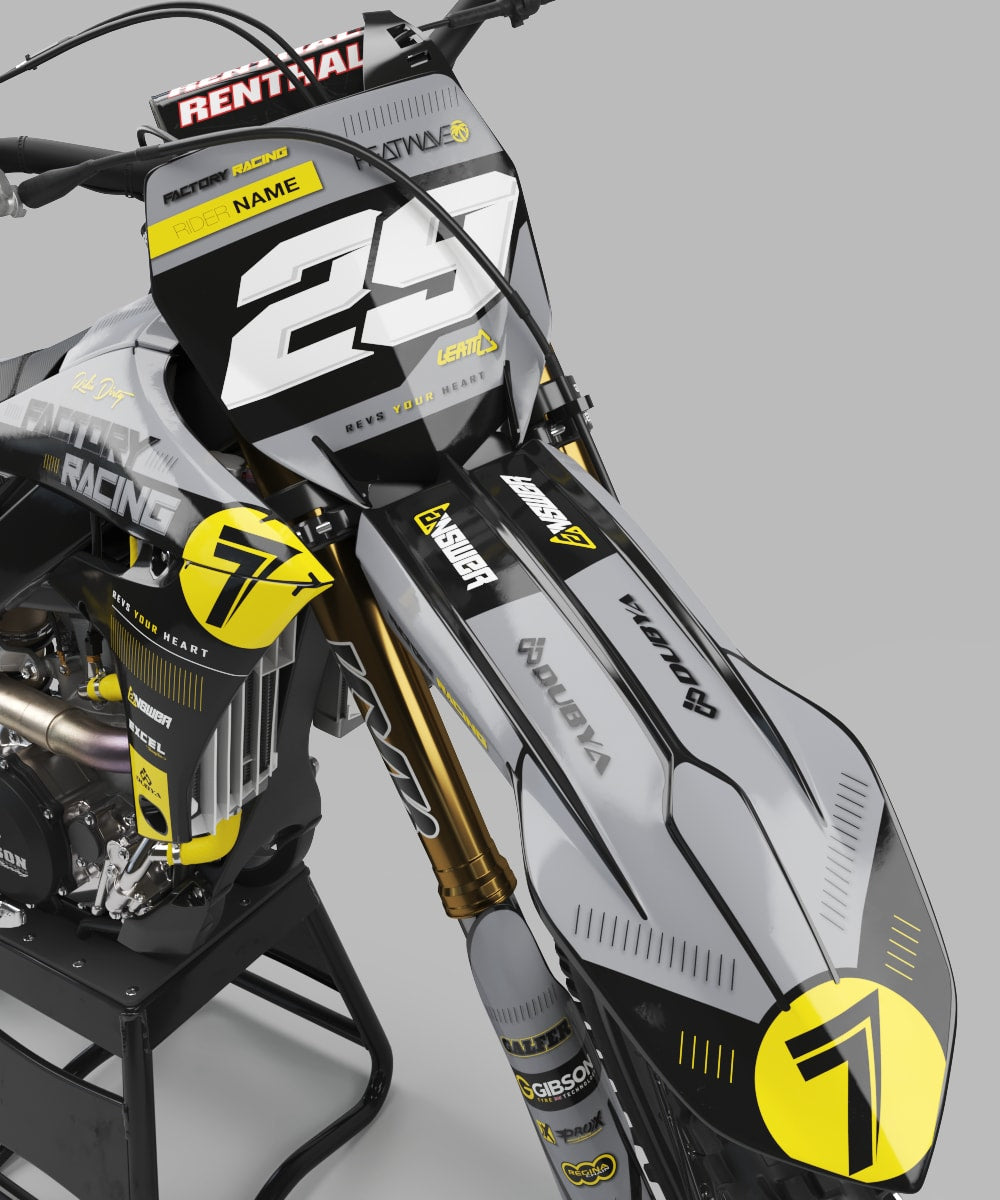 Kit déco "Factory: Ether" DERBI Xtreme Xrace 2005-2010 universal