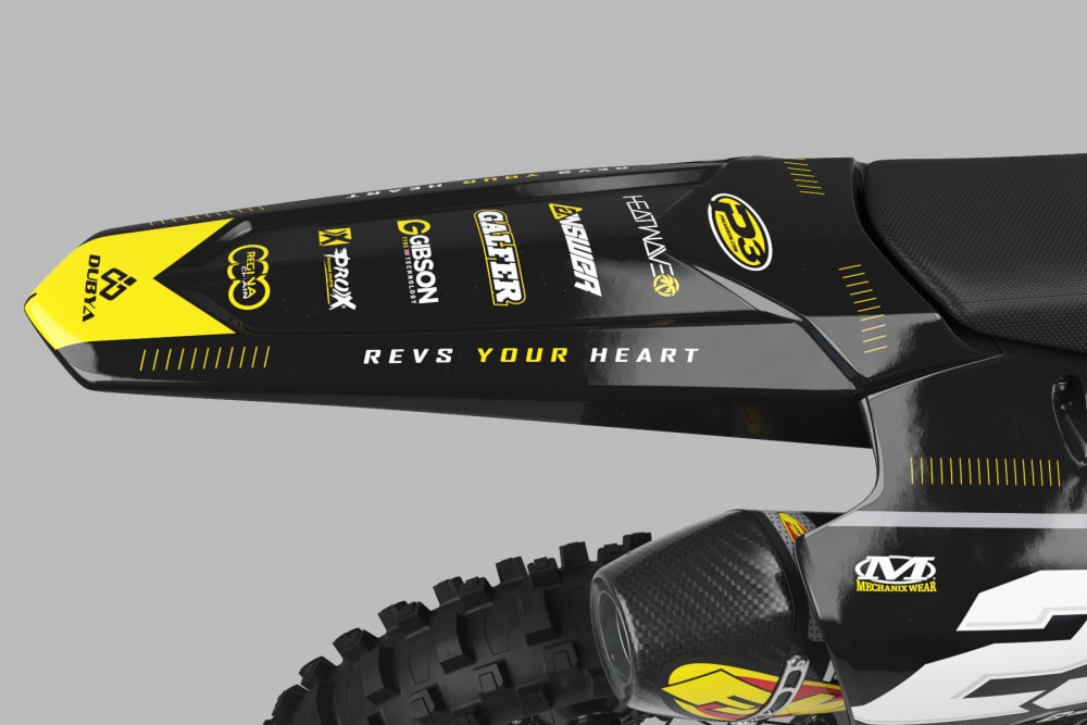 Kit déco "Factory: Ether" DERBI Xtreme Xrace 2005-2010 universal
