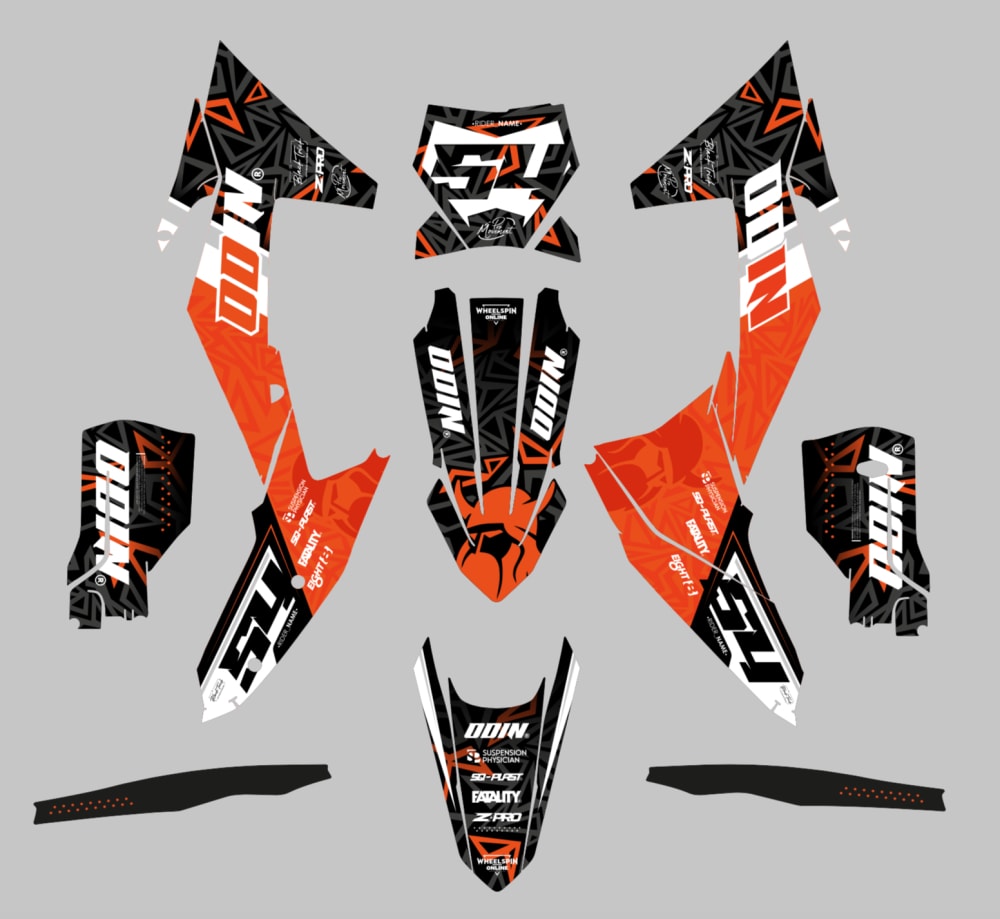 Kit déco "Factory: Odin" KTM SX 65 ktmcross