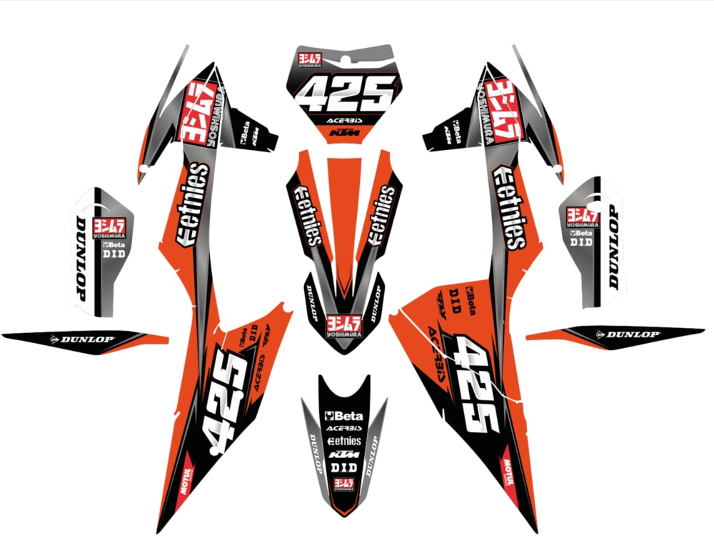 Kit déco "Factory: Orion" Honda HM 50cc honda50cc