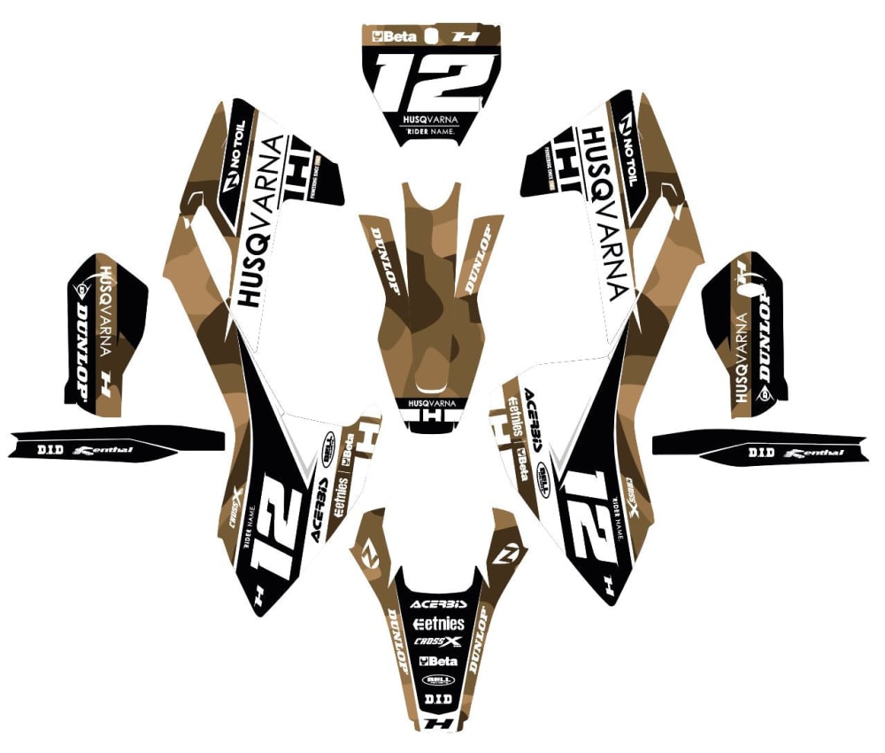 Kit déco HUSQVARNA MX/Enduro "Exode: Mountain" husqvarnacross