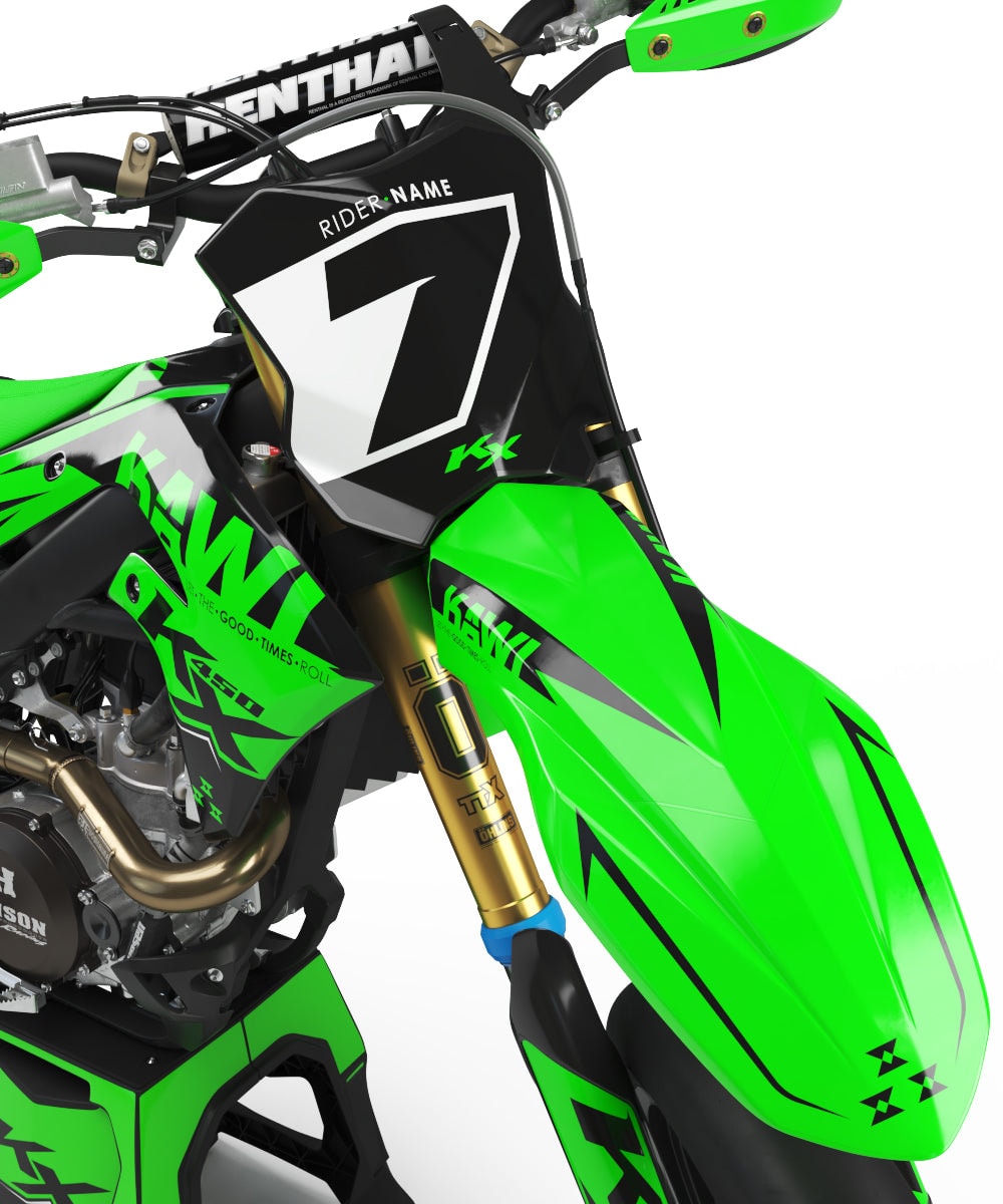 Kit déco KAWASAKI KX/KXF/KLX GRENNEST kawasakicrossuniversal