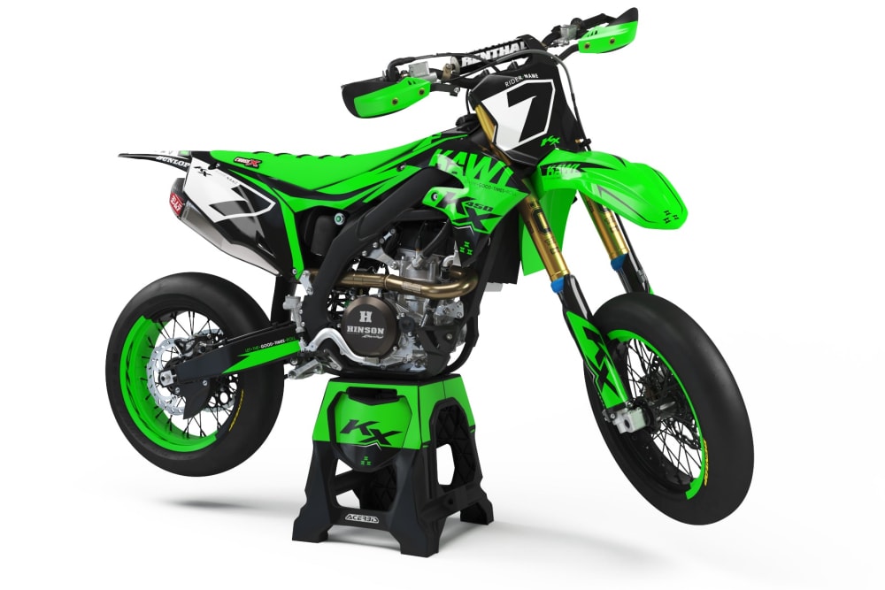 Kit déco KAWASAKI KX/KXF/KLX GRENNEST kawasakicrossuniversal