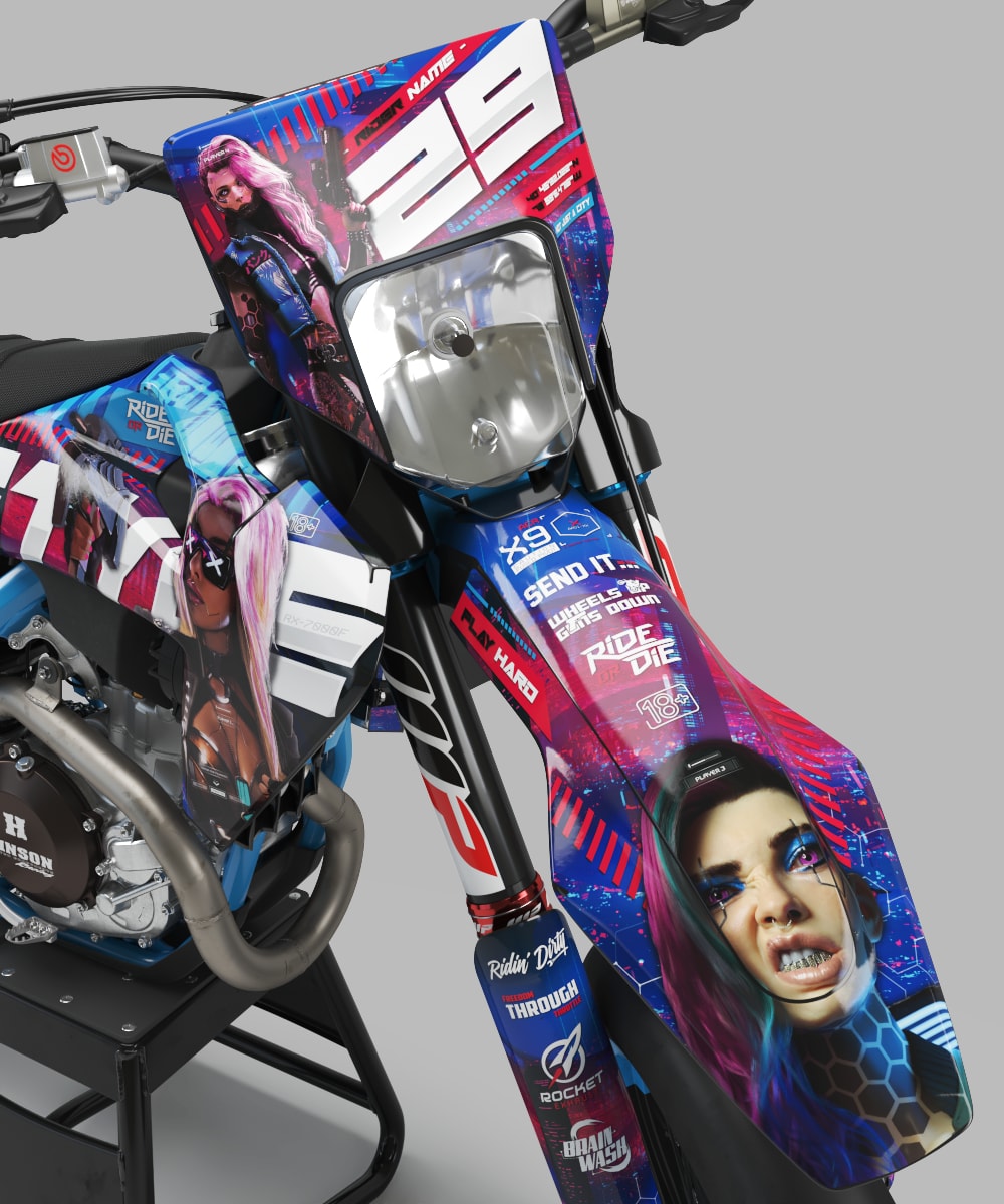 Kit déco "Player: Punk" YAMAHA WRF 250/400/426/450 yamahacross