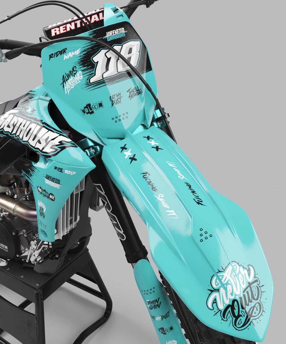 Kit déco "Rude: Fasthouse v2" Honda HM 50cc honda50cc