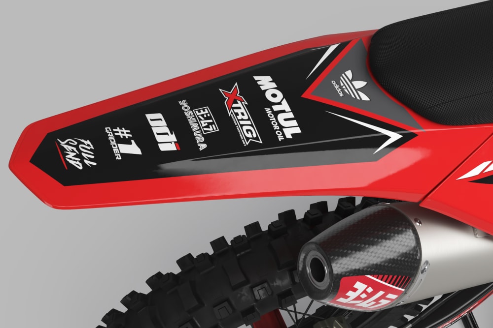 Kit déco "Rude: Fasthouse" YAMAHA TTR 50/90/110/125/230/250 yamahacross