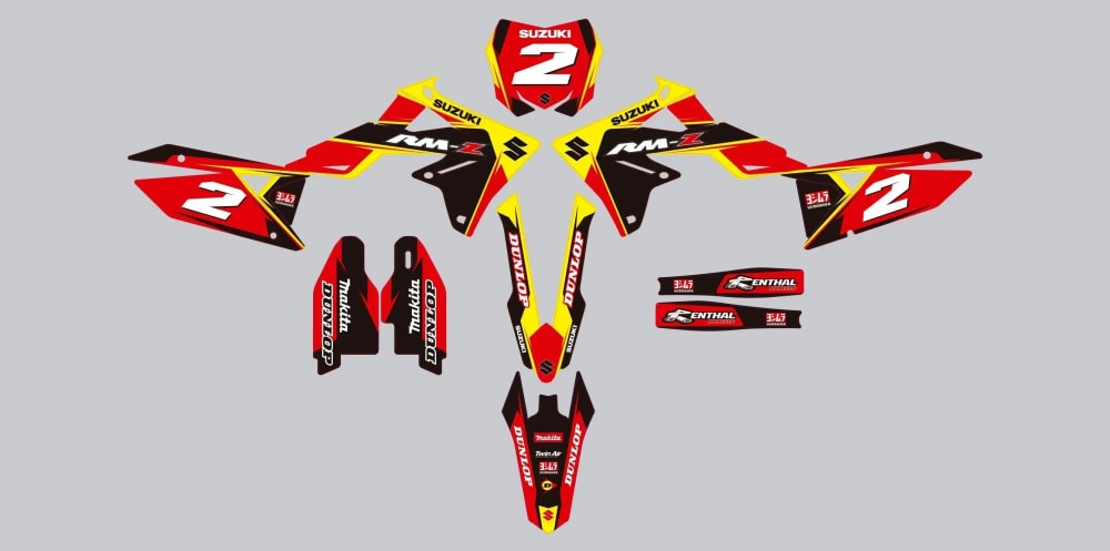 Kit Déco SUZUKI SUZUKI RM/RMZ/RMX/DRZ suzukicrossuniversal