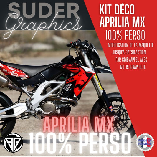 Kit déco 100% personnalisé APRILIA MX / Enduro apriliacross