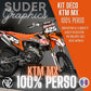 Kit déco 100% personnalisé KTM SX/EXC ktmcross