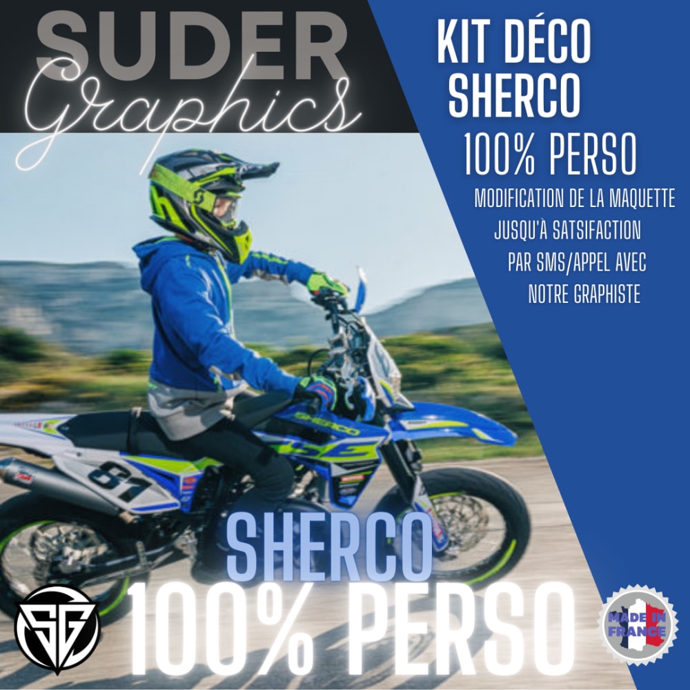 Kit déco 100% personnalisé SHERCO HRD/SE/SM-R sherco50cc