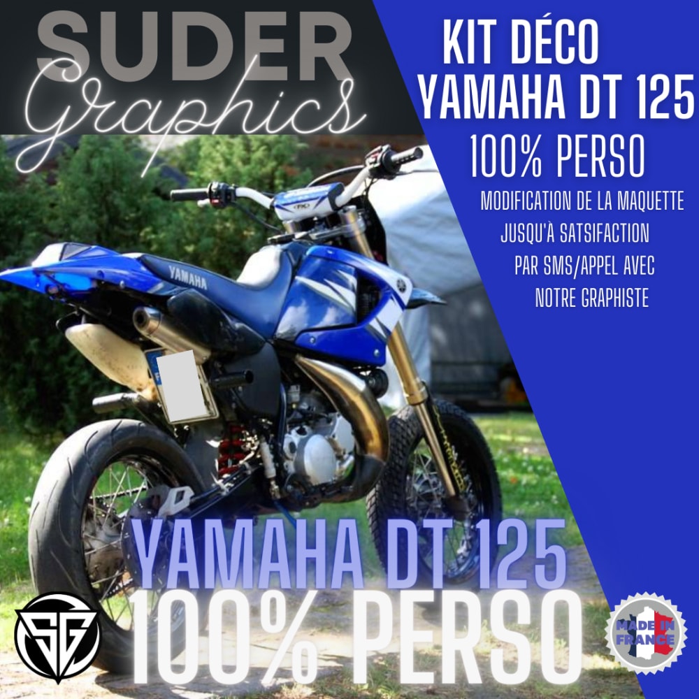 Kit déco 100% personnalisé YAMAHA DTR DTX 125 yamahacross