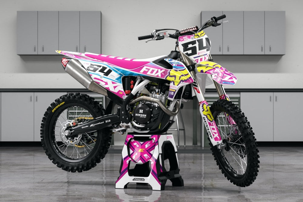 Kit déco "Color: Pinky" Honda HM 50cc honda50cc