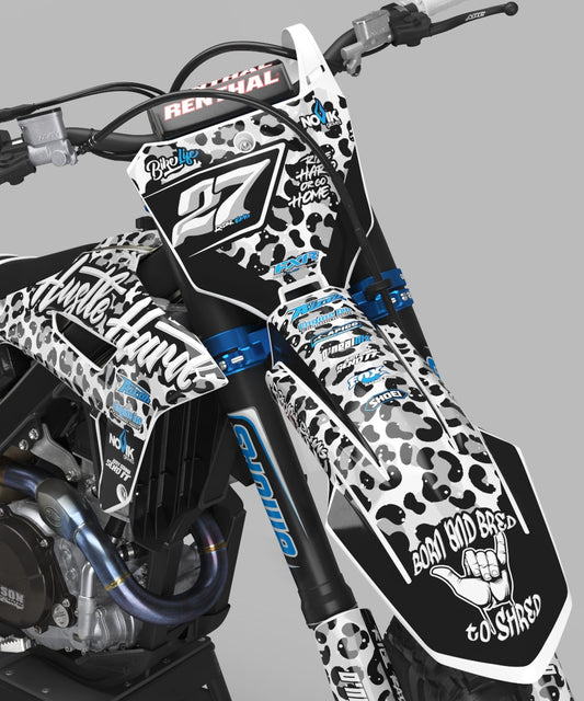 Kit déco "Curve: Dalmatian" DERBI X-treme/DRD Racing 2011-2022 universal