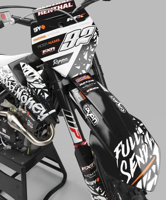 Kit déco "Curve: Panda" KTM 690 SMC/SMC-R 2008-2023 ktmroute