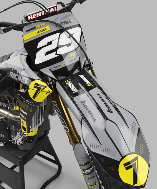 Kit déco "Factory: Ether" DERBI Xtreme/Racing universal