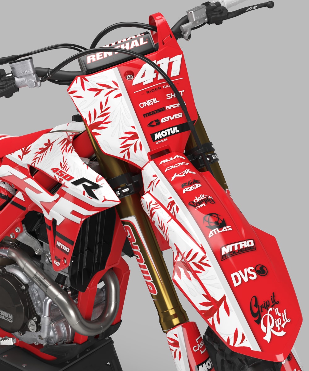 Kit déco HONDA CR/CRF "Exode: Maple" hondacrossuniversal