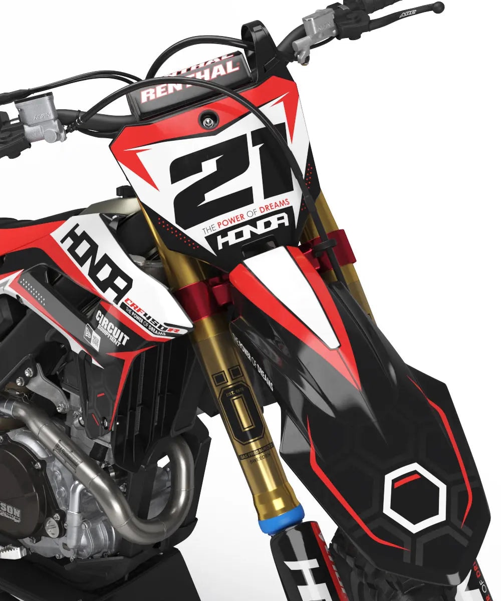 Kit déco HONDA CR/CRF "Factory: Aglaé" hondacrossuniversal