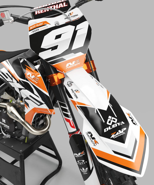 Kit déco KTM EXC SX "Rude: Chicago" ktmcrossuniversal