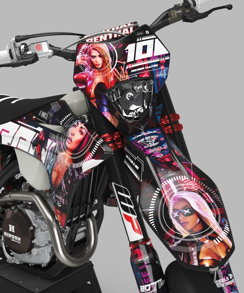 Kit déco "Player: Cyborg" KTM SX 50 ktmcross