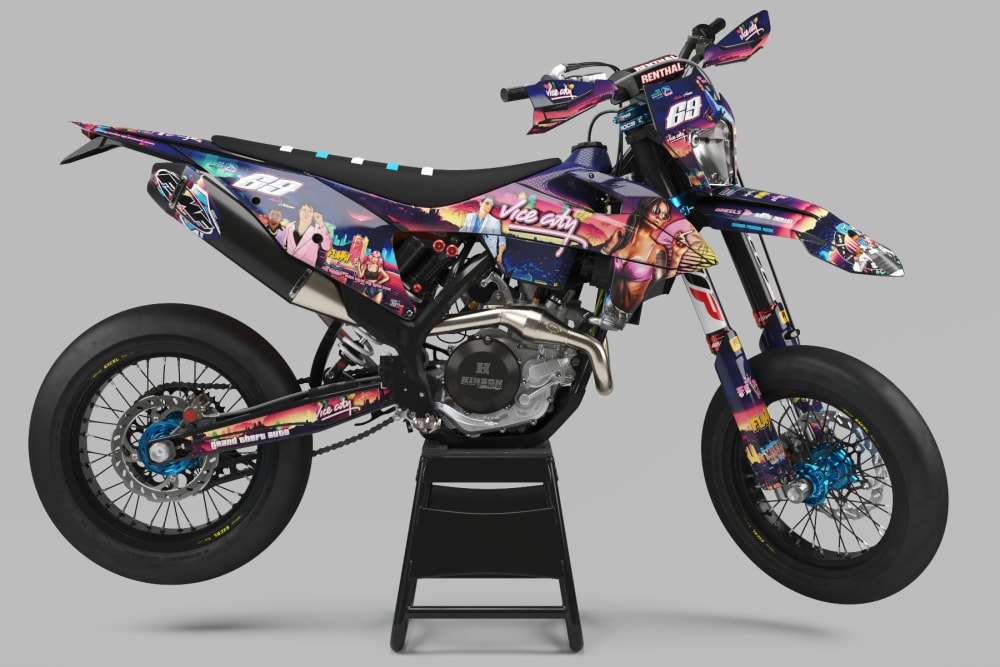 Kit déco "Player: Vice City" Derbi DRD Pro derbi50cc