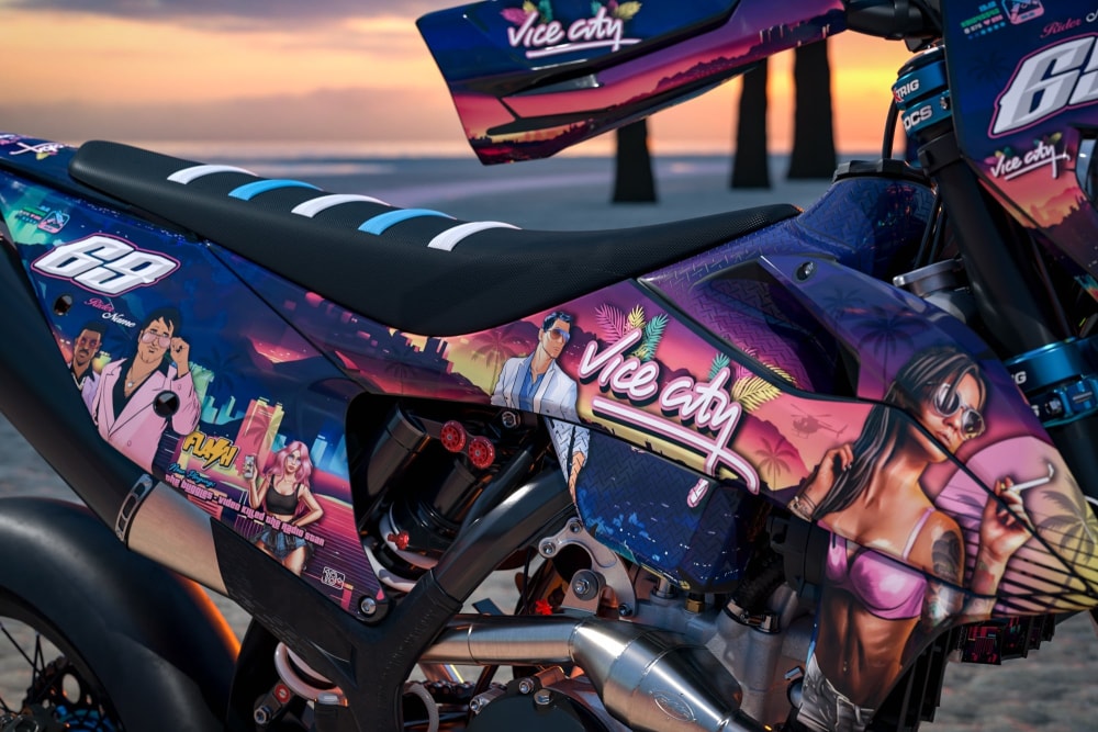 Kit déco "Player: Vice City" Derbi DRD Pro derbi50cc