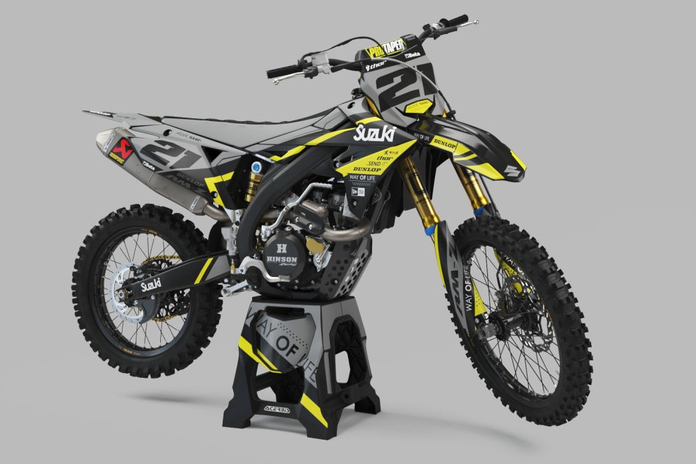 Kit déco SUZUKI SUZUKI RM/RMZ/RMX/DRZ NARDO suzukicrossuniversal