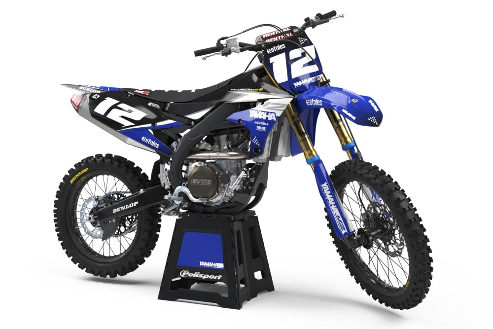 Kit déco YAMAHA YZ/YZF/WRF/PIWI/TTR "Factory: Ether" yamahacrossuniversal